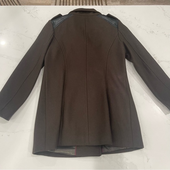 Vince Camuto double breasted dark green pea coat - Picture 12 of 16